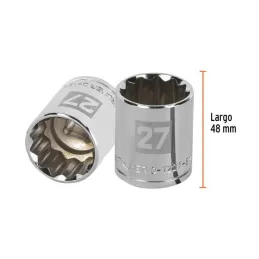  Dados 27mm E1/2 Poligonales CrVanadio, Truper 13541 8.220339 Dados 27mm E1/2 Poligonales CrVanadio, Truper 13541


Fabricado en