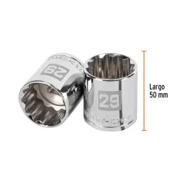  Dados 29mm E1/2 Poligonales CrVanadio, Truper 13543 9.830508 Dados 29mm E1/2 Poligonales CrVanadio, Truper 13543

Fabricado en 