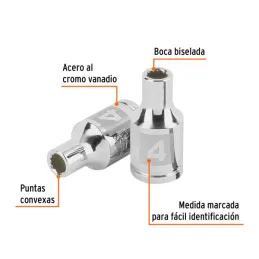  Dados 4mm E1/4 Poligonales CrVanadio, Truper 100973 2.79661 Dados 4mm E1/4 Poligonales CrVanadio, Truper 100973

Fabricado en a