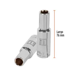  Dados 11mm E1/2 Tubulares Hexagonales CrVanadio, Truper 13351 7.033898 Dados 11mm E1/2 Tubulares Hexagonales CrVanadio, Truper 