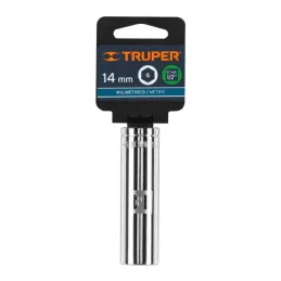  Dados 14mm E1/2 Tubulares Hexagonales CrVanadio, Truper 13354 7.033898 Dados 14mm E1/2 Tubulares Hexagonales CrVanadio, Truper 