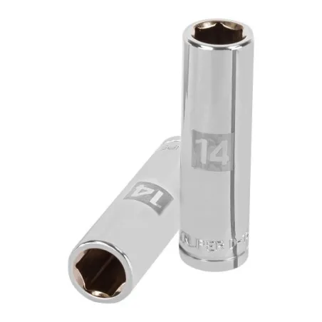  Dados 14mm E1/2 Tubulares Hexagonales CrVanadio, Truper 13354 7.033898 Dados 14mm E1/2 Tubulares Hexagonales CrVanadio, Truper 