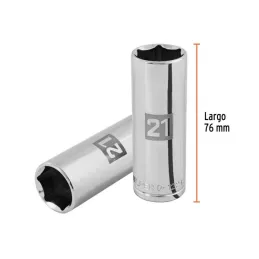  Dados 21mm E1/2 Tubulares Hexagonales CrVanadio, Truper 101009 8.220339 Dados 21mm E1/2 Tubulares Hexagonales CrVanadio, Truper