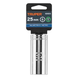  Dados 25mm E1/2 Tubulares Hexagonales CrVanadio, Truper 101013 10.254237 Dados 25mm E1/2 Tubulares Hexagonales CrVanadio, Trupe