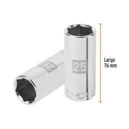  Dados 25mm E1/2 Tubulares Hexagonales CrVanadio, Truper 101013 10.254237 Dados 25mm E1/2 Tubulares Hexagonales CrVanadio, Trupe