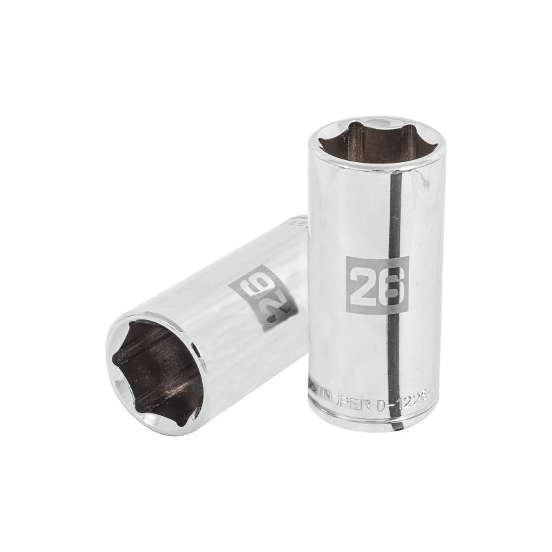  Dados 26mm E1/2 Tubulares Hexagonales CrVanadio, Truper 101014 10.762712 Dados 26mm E1/2 Tubulares Hexagonales CrVanadio, Trupe