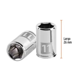  Dados 11mm E1/4 Hexagonales CrVanadio, Truper 13173 2.542373 Dados 11mm E1/4 Hexagonales CrVanadio, Truper 13173

Fabricado en 