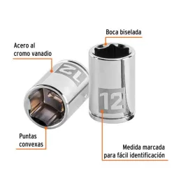  Dados 12mm E1/4 Hexagonales CrVanadio, Truper 13174 2.542373 Dados 12mm E1/4 Hexagonales CrVanadio, Truper 13174

Fabricado en 