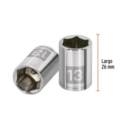  Dados 13mm E1/4 Hexagonales CrVanadio, Truper 13175 2.711864 Dados 13mm E1/4 Hexagonales CrVanadio, Truper 13175

Fabricado en 