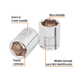  Dados 14mm E1/4 Hexagonales CrVanadio, Truper 100967 3.135593 Dados 14mm E1/4 Hexagonales CrVanadio, Truper 100967

Fabricado e