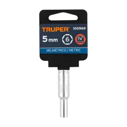  Dados 5mm E1/4 Tubulares Hexagonales CrVanadio, Truper 100969 3.220339 Dados 5mm E1/4 Tubulares Hexagonales CrVanadio, Truper 1