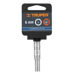  Dados 6mm E1/4 Tubulares Hexagonales CrVanadio, Truper 13200 3.389831 Dados 6mm E1/4 Tubulares Hexagonales CrVanadio, Truper 13
