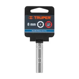  Dados 8mm E1/4 Tubulares Hexagonales CrVanadio, Truper 13202 3.389831 Dados 8mm E1/4 Tubulares Hexagonales CrVanadio, Truper 13