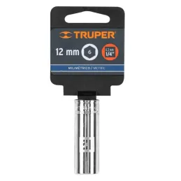  Dados 12mm E1/4 Tubulares Hexagonales CrVanadio, Truper 13206 4.067797 Dados 12mm E1/4 Tubulares Hexagonales CrVanadio, Truper 