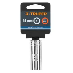 Dados 14mm E1/4 Tubulares Hexagonales CrVanadio, Truper 13208 4.40678 Dados 14mm E1/4 Tubulares Hexagonales CrVanadio, Truper 1 Dados 14mm E1/4 Tubulares Hexagonales CrVanadio, Truper 13208 4.40678 Dados 14mm E1/4 Tubulares Hexagonales CrVanadio, Truper 1