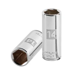  Dados 14mm E1/4 Tubulares Hexagonales CrVanadio, Truper 13208 4.40678 Dados 14mm E1/4 Tubulares Hexagonales CrVanadio, Truper 1