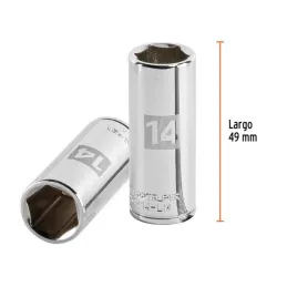 Dados 14mm E1/4 Tubulares Hexagonales CrVanadio, Truper 13208 4.40678 Dados 14mm E1/4 Tubulares Hexagonales CrVanadio, Truper 1 Dados 14mm E1/4 Tubulares Hexagonales CrVanadio, Truper 13208 4.40678 Dados 14mm E1/4 Tubulares Hexagonales CrVanadio, Truper 1