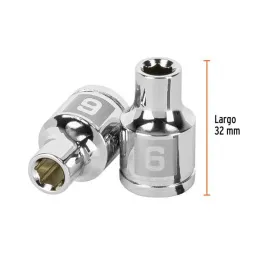  Dados 6mm E3/8 Hexagonales CrVanadio, Truper 13670 3.050847 Dados 6mm E3/8 Hexagonales CrVanadio, Truper 13670

Fabricado en ac