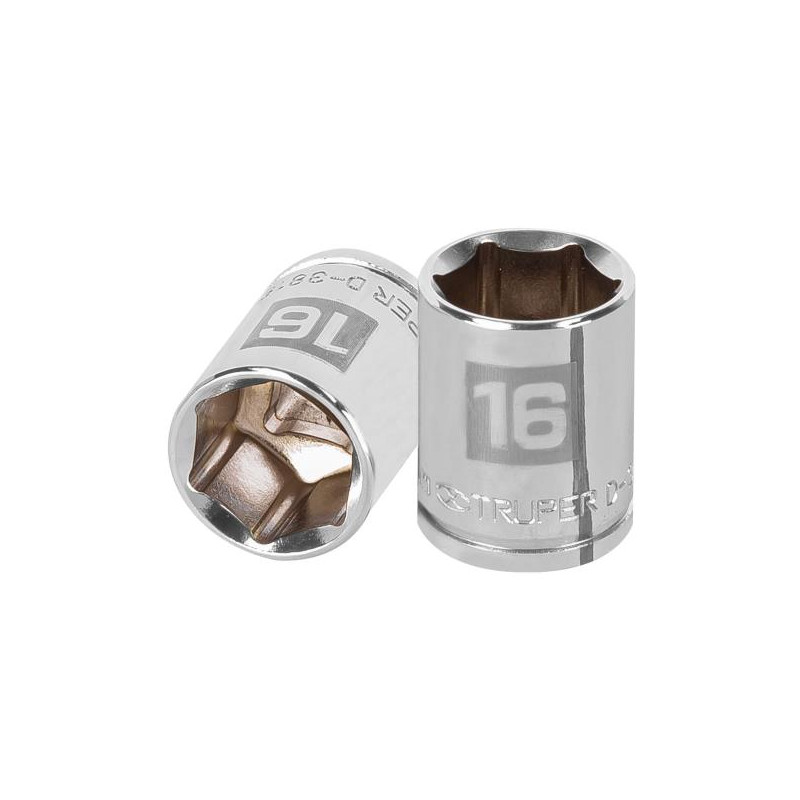  Dados 16mm E3/8 Hexagonales CrVanadio, Truper 13680 3.220339 Dados 16mm E3/8 Hexagonales CrVanadio, Truper 13680

Fabricado en 