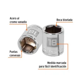 Dados 18mm E3/8 Hexagonales CrVanadio, Truper 13682 3.898305 Dados 18mm E3/8 Hexagonales CrVanadio, Truper 13682
Fabricado en Dados 18mm E3/8 Hexagonales CrVanadio, Truper 13682 3.898305 Dados 18mm E3/8 Hexagonales CrVanadio, Truper 13682
Fabricado en