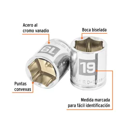  Dados 19mm E3/8 Hexagonales CrVanadio, Truper 13683 3.898305 Dados 19mm E3/8 Hexagonales CrVanadio, Truper 13683

Fabricado en 