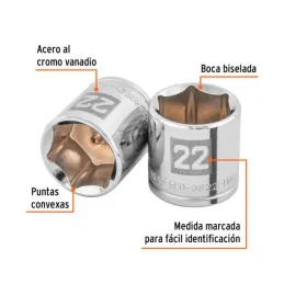  Dados 22mm E3/8 Hexagonales CrVanadio, Truper 13686 4.491525 Dados 22mm E3/8 Hexagonales CrVanadio, Truper 13686

Fabricado en 