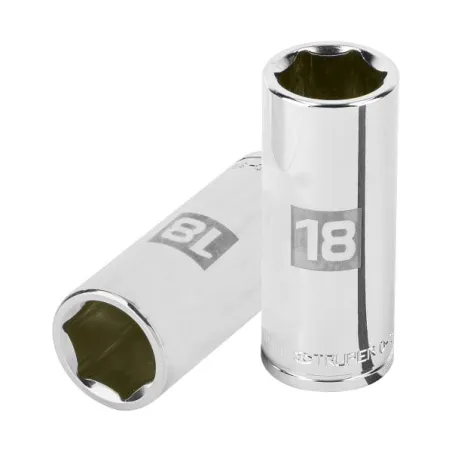  Dados 18mm E3/8 Tubulares Hexagonales CrVanadio, Truper 13778 6.101695 Dados 18mm E3/8 Tubulares Hexagonales CrVanadio, Truper 