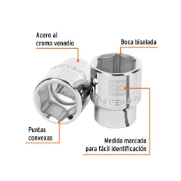  Dados 33mm E3/4 Hexagonales CrVanadio, Truper 14983 25.423729 Dados 33mm E3/4 Hexagonales CrVanadio, Truper 14983

Fabricado en