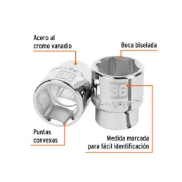  Dados 36mm E3/4 Hexagonales CrVanadio, Truper 14987 30.508475 Dados 36mm E3/4 Hexagonales CrVanadio, Truper 14987

Fabricado en