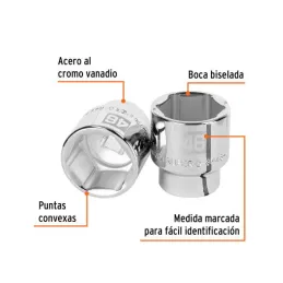  Dados 46mm E3/4 Hexagonales CrVanadio, Truper 14995 39.830508 Dados 46mm E3/4 Hexagonales CrVanadio, Truper 14995

Fabricado en