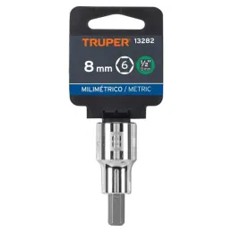  Dados de Punta Hexagonal 8mm E1/2, Truper 13282 6.101695 Dados de Punta Hexagonal 8mm E1/2, Truper 13282

Fabricado en acero al