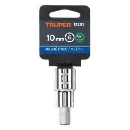  Dados de Punta Hexagonal 10mm E1/2, Truper 13283 6.355932 Dados de Punta Hexagonal 10mm E1/2, Truper 13283

Fabricado en acero 