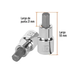  Dados de Punta Hexagonal 10mm E1/2, Truper 13283 6.355932 Dados de Punta Hexagonal 10mm E1/2, Truper 13283

Fabricado en acero 