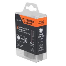  Dados magneticos 8mm x50mm, 5 piezas, Truper 12948 6.101695 Dados magneticos 8mm x50mm, 5 piezas, Truper 12948

Fabricados en a