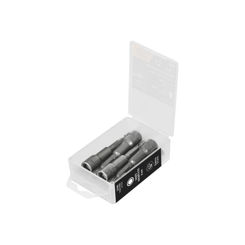  Dados magneticos 8mm x50mm, 5 piezas, Truper 12948 6.101695 Dados magneticos 8mm x50mm, 5 piezas, Truper 12948

Fabricados en a