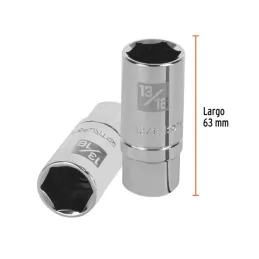  Dados para Bujia 13/16" E1/2 Tubulares Hexagonales, Truper 13366 7.542373 Dados para Bujia 13/16" E1/2 Tubulares Hexagonales, T