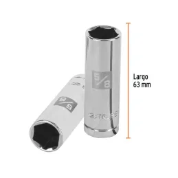  Dados para Bujia 5/8" E1/2 Tubulares Hexagonales Truper 13365 6.355932 Dados para Bujia 5/8" E1/2 Tubulares Hexagonales Truper 