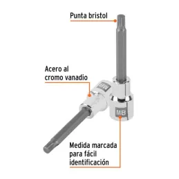  Dados Punta Bristol M8 E1/2 Plarga CrVanadio Truper 101300 8.644068 Dados Punta Bristol M8 E1/2 Plarga CrVanadio Truper 101300
