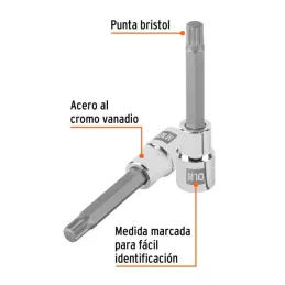  Dados Punta Bristol M10 E1/2 Plarga CrVanadio Truper 101301 9.067797 Dados Punta Bristol M10 E1/2 Plarga CrVanadio Truper 10130