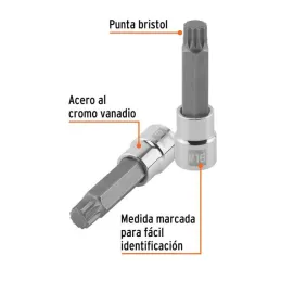  Dados Punta Bristol M16 E1/2 Plarga CrVanadio Truper 101304 19.491525 Dados Punta Bristol M16 E1/2 Plarga CrVanadio Truper 1013
