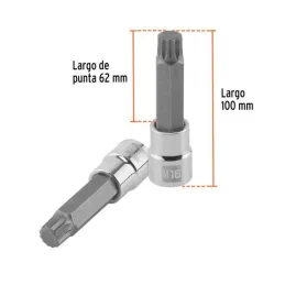  Dados Punta Bristol M16 E1/2 Plarga CrVanadio Truper 101304 19.491525 Dados Punta Bristol M16 E1/2 Plarga CrVanadio Truper 1013