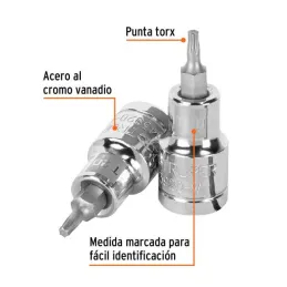  Dados Punta Torx T-20 E1/2 CrVanadio Truper 13434 6.101695 Dados Punta Torx T-20 E1/2 CrVanadio Truper 13434

Fabricado en acer