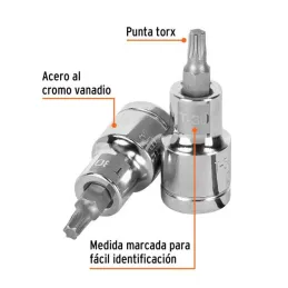  Dados Punta Torx T-30 E1/2 CrVanadio Truper 13436 6.101695 Dados Punta Torx T-30 E1/2 CrVanadio Truper 13436

Fabricado en acer