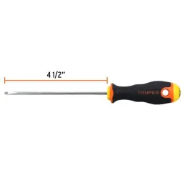  Desarmador Cabinet BHex 1/8" x4-1/2" ComfortGrip Truper 18549 3.220339 Desarmador Cabinet BHex 1/8" x4-1/2" ComfortGrip Truper 