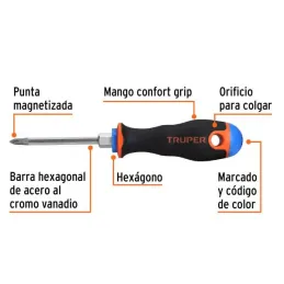  Desarmador Estrella 3/16" x3" N1 ComfortGrip Truper 14064 4.152542 Desarmador Estrella 3/16" x3" N1 ComfortGrip Truper 14064

B
