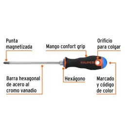  Desarmador Estrella 1/4" x6" N2 ComfortGrip Truper 14079 5.338983 Desarmador Estrella 1/4" x6" N2 ComfortGrip Truper 14079

Bar