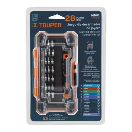  Desarmadores Juegos 28 Puntas MAluminio electronica y Presicion Truper 14160 16.949153 Desarmadores Juegos 28 Puntas MAluminio 
