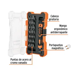  Desarmadores Juegos 28 Puntas MAluminio electronica y Presicion Truper 14160 16.949153 Desarmadores Juegos 28 Puntas MAluminio 