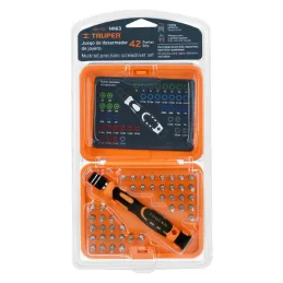 Desarmadores Juegos 42 Puntas MAluminio electronica y Presicion Truper 14163 Truper-Desarmadores Juegos 42 Puntas MAluminio elec