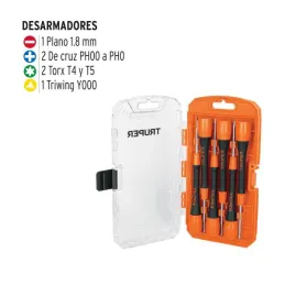  Desarmadores Juegos 6 Pza Mplastico electronica y Presicion Truper 14202 15.084746 Desarmadores Juegos 6 Pza Mplastico electron